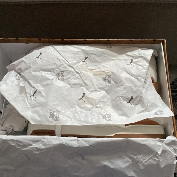 Puma x MCM Slipstream Lo “Show Love” Bright White Vibrant yellow NIB SZ 38 $500 - Picture 13 of 17